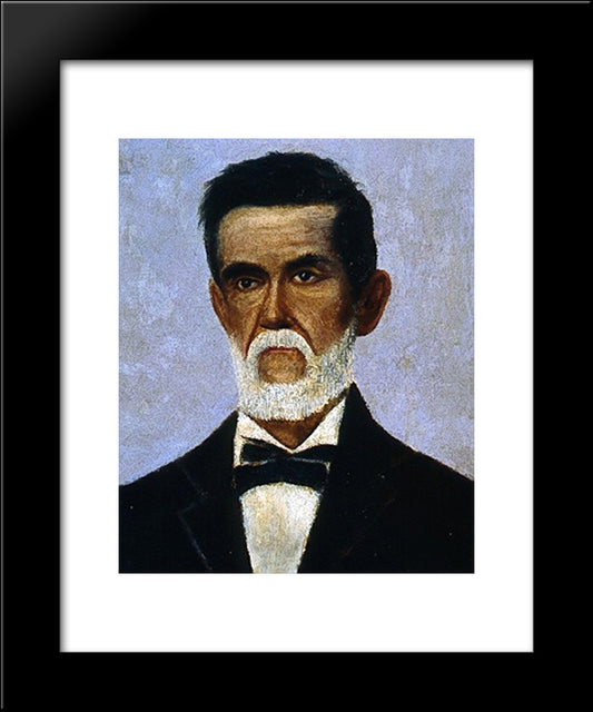 Jose Ferraz De Almeida (The Artist'S Father) 20x24 Black Modern Wood Framed Art Print Poster by Almeida Junior, Jose Ferraz de