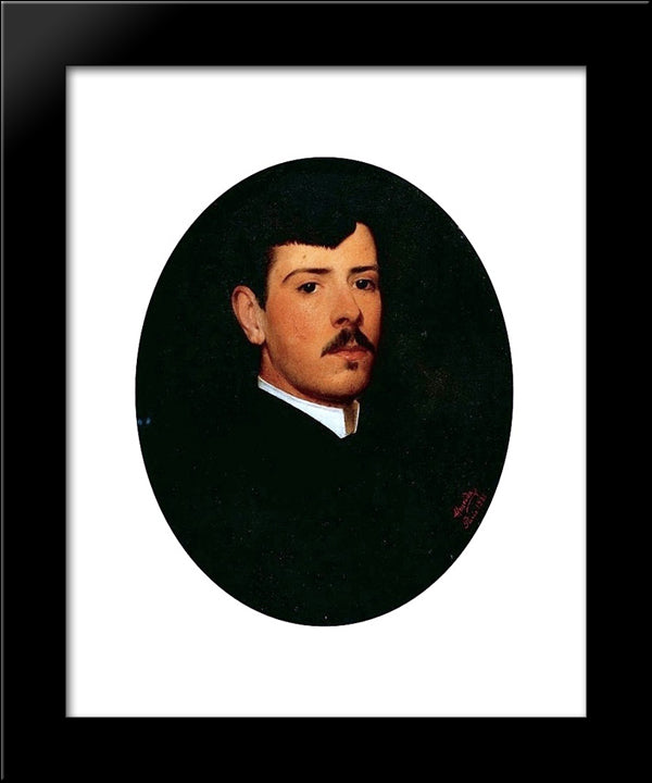 Silvino Egydio De Souza Aranha 20x24 Black Modern Wood Framed Art Print Poster by Almeida Junior, Jose Ferraz de