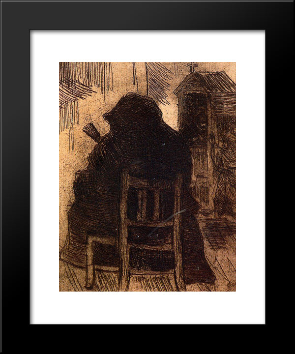 The Blessed 20x24 Black Modern Wood Framed Art Print Poster by Solana, Jose Gutierrez