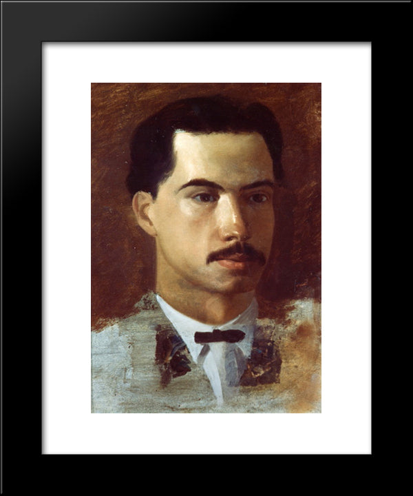 Felipe Sojo 20x24 Black Modern Wood Framed Art Print Poster by Velasco Gomez, Jose Maria