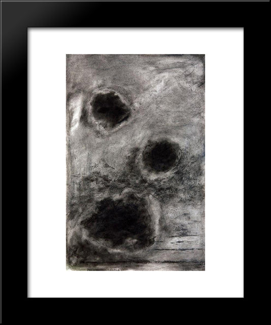 Drops Of Light 20x24 Black Modern Wood Framed Art Print Poster by Sima, Josef