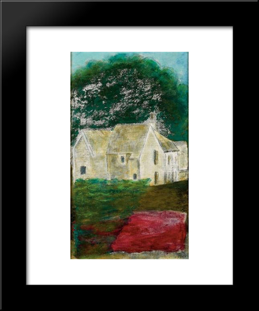 Maisons A La Campagne Ii 20x24 Black Modern Wood Framed Art Print Poster by Sima, Josef