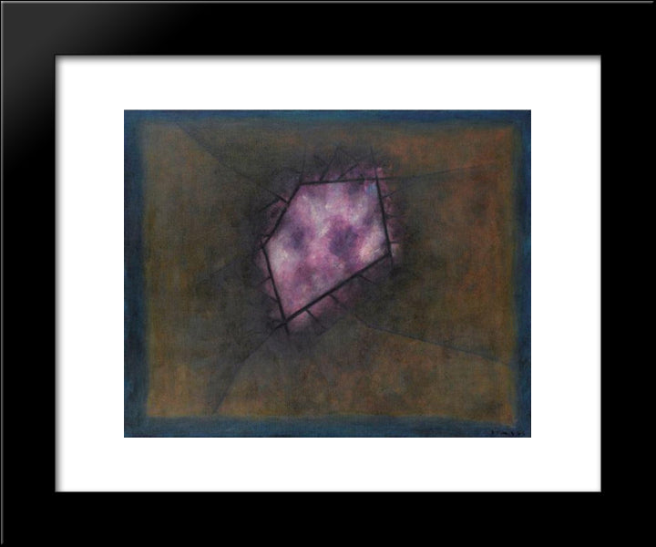 Metamorphose Iv 20x24 Black Modern Wood Framed Art Print Poster by Sima, Josef