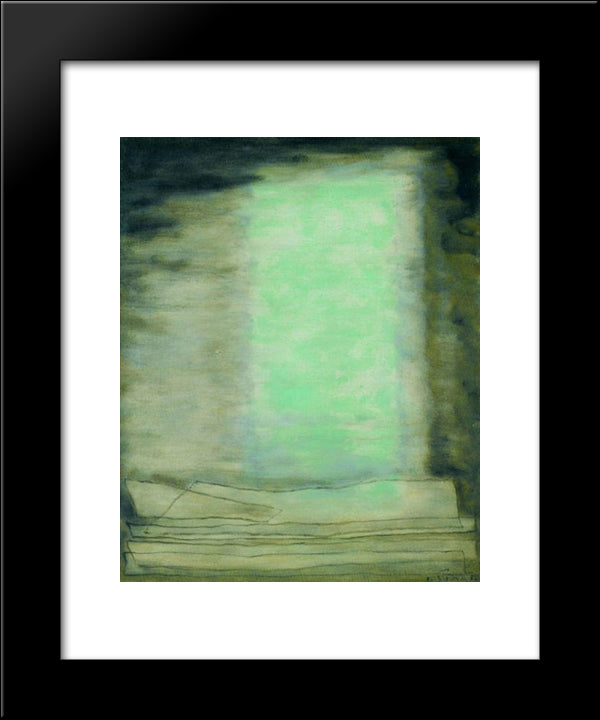 Orphee 20x24 Black Modern Wood Framed Art Print Poster by Sima, Josef