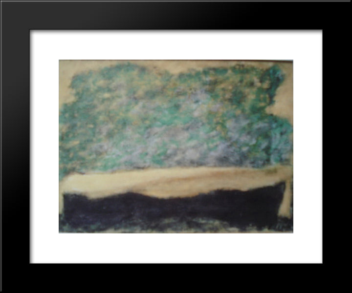 Paysage 20x24 Black Modern Wood Framed Art Print Poster by Sima, Josef