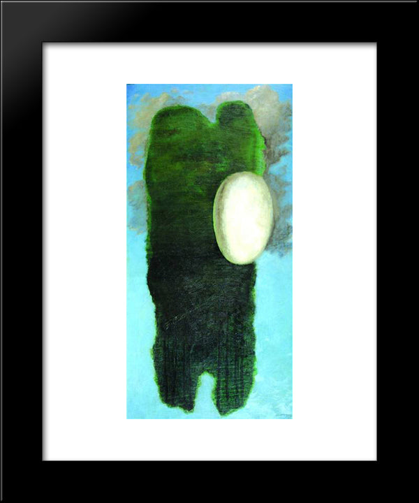 Vejce 20x24 Black Modern Wood Framed Art Print Poster by Sima, Josef
