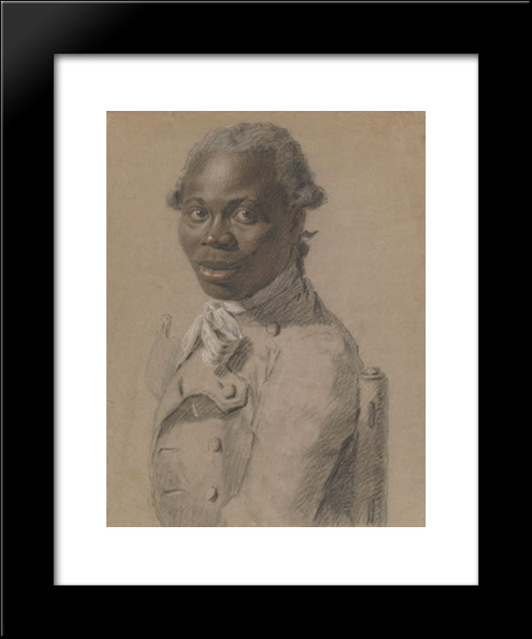Portrait Of A Gentleman 20x24 Black Modern Wood Framed Art Print Poster by Ducreux, Joseph