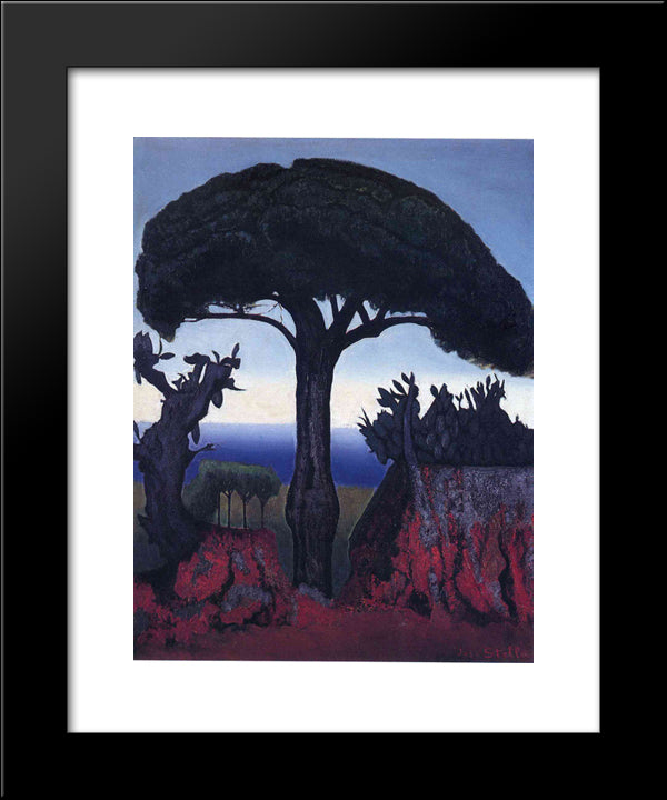 Tree Of Nice 20x24 Black Modern Wood Framed Art Print Poster by Stella, Joseph