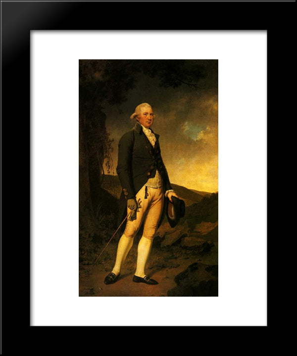 Charles Hurt Of Wirksworth 20x24 Black Modern Wood Framed Art Print Poster by Wright, Joseph