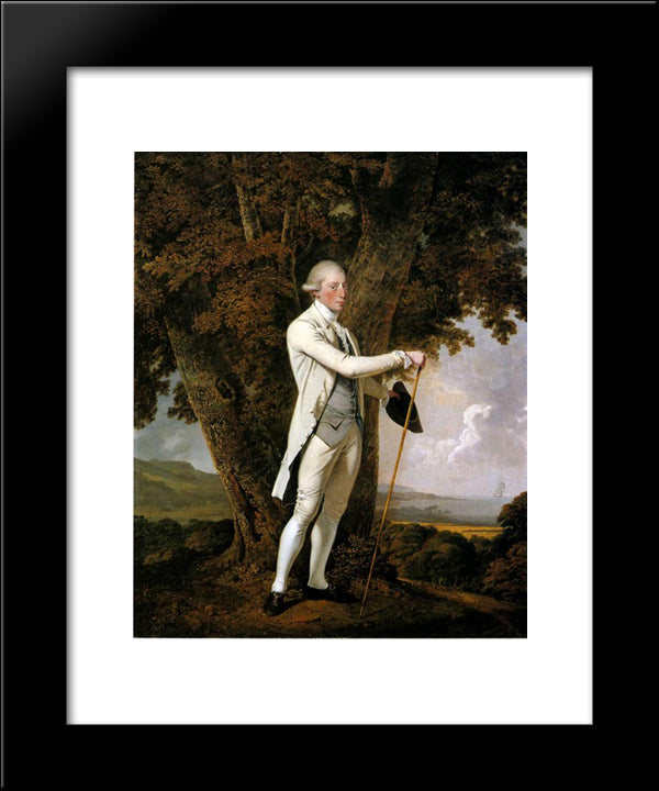 John Milnes 20x24 Black Modern Wood Framed Art Print Poster by Wright, Joseph