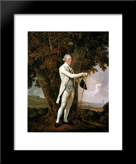 John Milnes 20x24 Black Modern Wood Framed Art Print Poster by Wright, Joseph