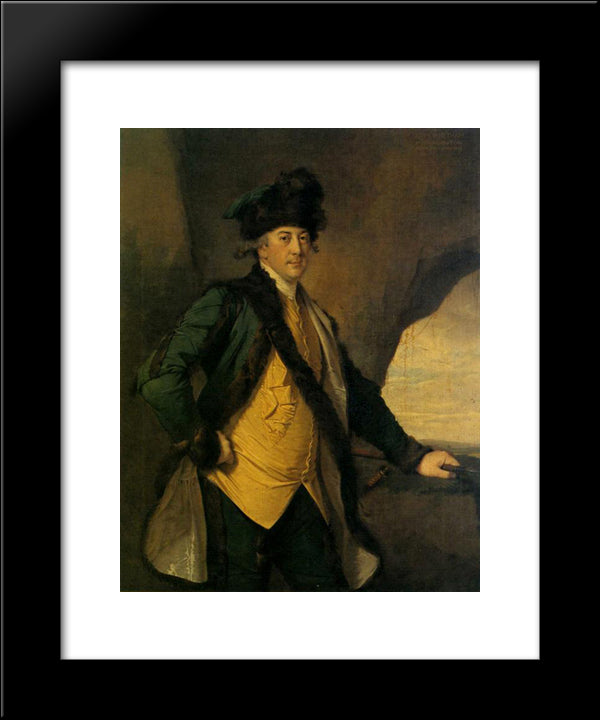 John Whetham Or Kirklington, Nottinghamshire 20x24 Black Modern Wood Framed Art Print Poster by Wright, Joseph