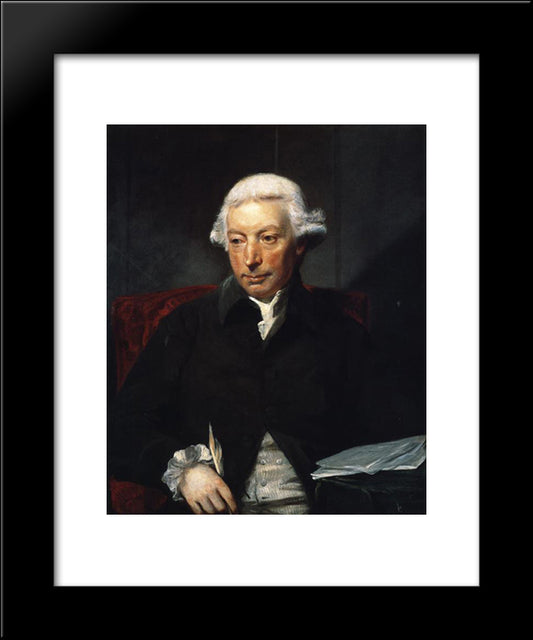 Adam Ferguson 20x24 Black Modern Wood Framed Art Print Poster by Reynolds, Joshua