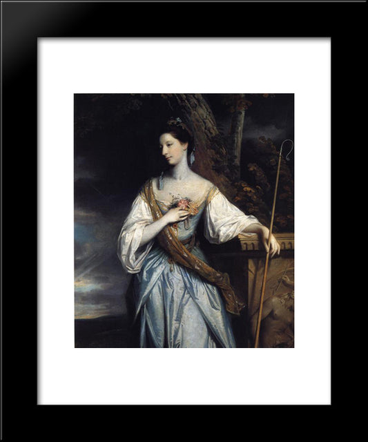 Anne Dashwood 20x24 Black Modern Wood Framed Art Print Poster by Reynolds, Joshua