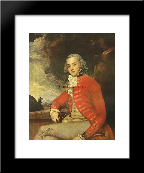 Captain Bligh 20x24 Black Modern Wood Framed Art Print Poster by Reynolds, Joshua