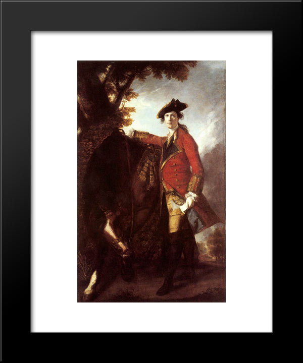 Captain Robert Orme 20x24 Black Modern Wood Framed Art Print Poster by Reynolds, Joshua