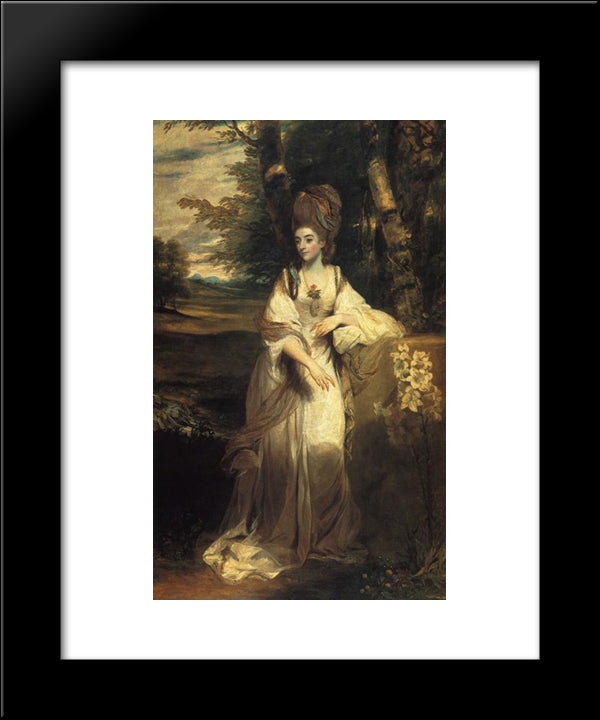 Catherine, Lady Bampfylde 20x24 Black Modern Wood Framed Art Print Poster by Reynolds, Joshua