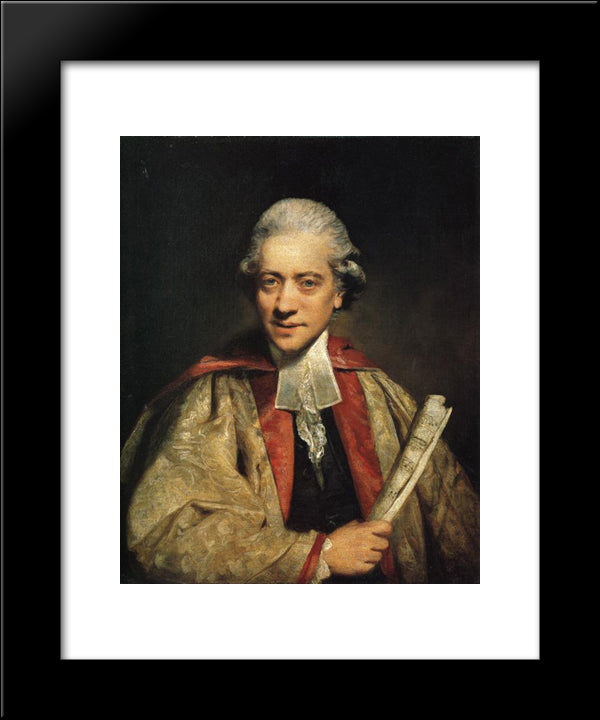 Charles Burney 20x24 Black Modern Wood Framed Art Print Poster by Reynolds, Joshua