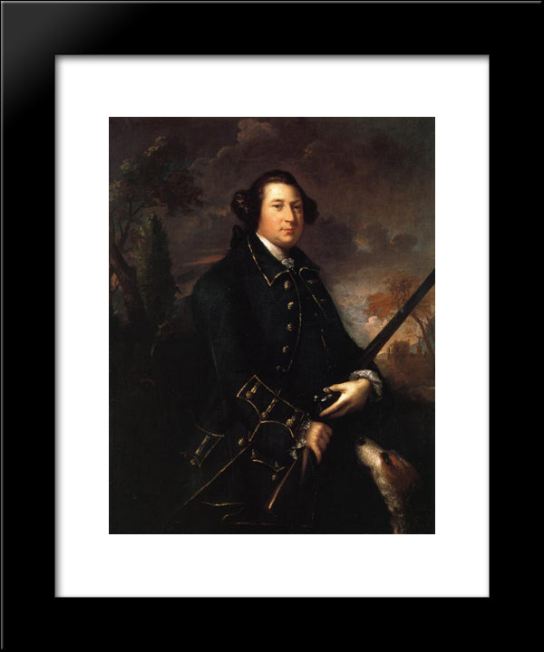 Clotworthy Skeffington, Later 1St Earl Of Massereene 20x24 Black Modern Wood Framed Art Print Poster by Reynolds, Joshua