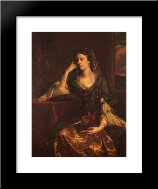 Emily, Duchess Of Leinster 20x24 Black Modern Wood Framed Art Print Poster by Reynolds, Joshua