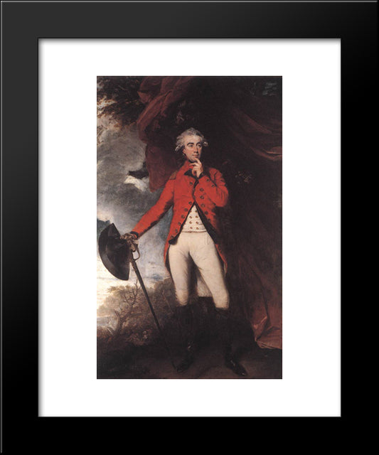 Francis Rawdon Hastings 20x24 Black Modern Wood Framed Art Print Poster by Reynolds, Joshua