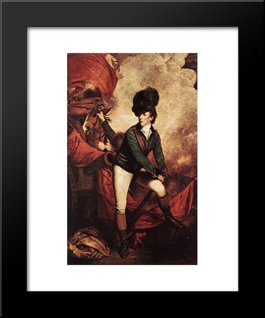 General Sir Banastre Tarleton 20x24 Black Modern Wood Framed Art Print Poster by Reynolds, Joshua