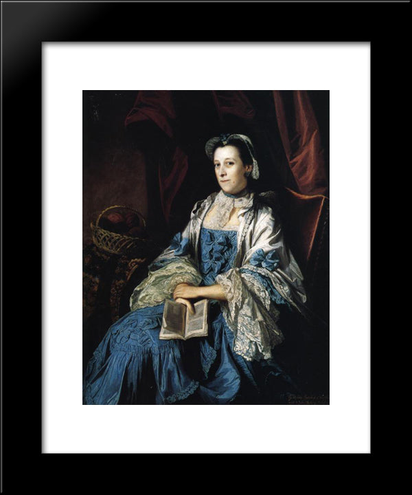 Gertrude, Duchess Of Bedford 20x24 Black Modern Wood Framed Art Print Poster by Reynolds, Joshua