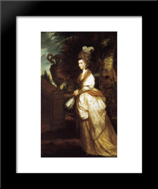 Isabella, Lady Beauchamp 20x24 Black Modern Wood Framed Art Print Poster by Reynolds, Joshua