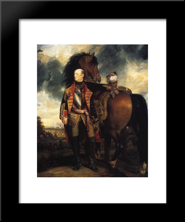 John Manners, Marquess Of Granby 20x24 Black Modern Wood Framed Art Print Poster by Reynolds, Joshua