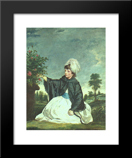 Lady Caroline Howard 20x24 Black Modern Wood Framed Art Print Poster by Reynolds, Joshua