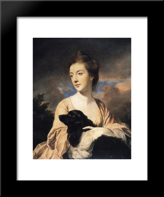 Lady Charles Spencer 20x24 Black Modern Wood Framed Art Print Poster by Reynolds, Joshua