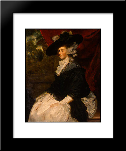 Lady Cornewall 20x24 Black Modern Wood Framed Art Print Poster by Reynolds, Joshua