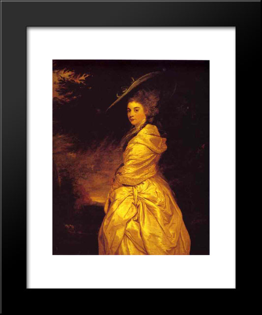 Lady Henrietta Herbert 20x24 Black Modern Wood Framed Art Print Poster by Reynolds, Joshua