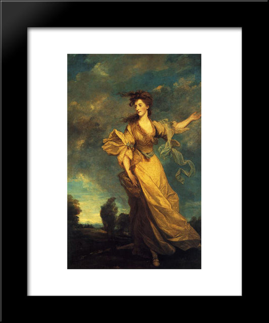 Lady Jane Halliday 20x24 Black Modern Wood Framed Art Print Poster by Reynolds, Joshua