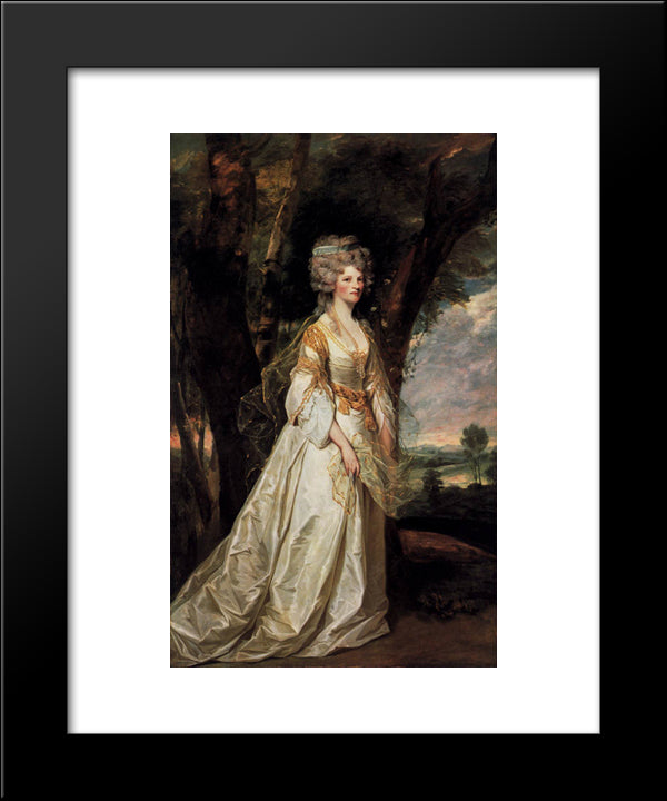 Lady Sunderlin 20x24 Black Modern Wood Framed Art Print Poster by Reynolds, Joshua