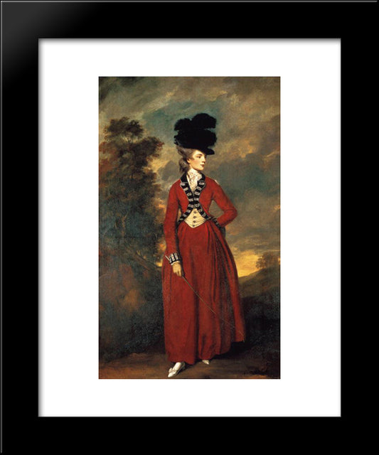 Lady Worsley 20x24 Black Modern Wood Framed Art Print Poster by Reynolds, Joshua