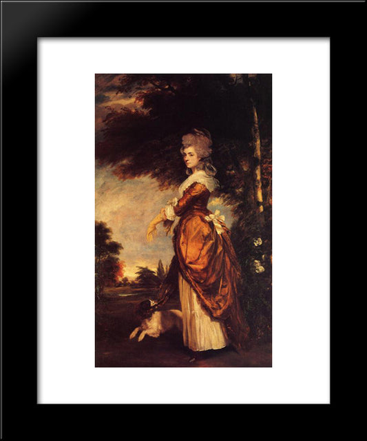 Mary Amelia, 1St Marchioness Of Salisbury 20x24 Black Modern Wood Framed Art Print Poster by Reynolds, Joshua