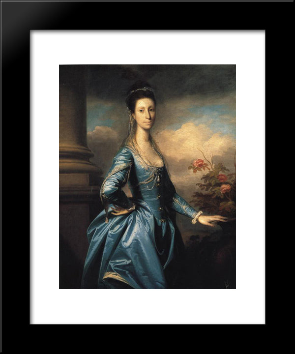 Miss Elizabeth Ingram 20x24 Black Modern Wood Framed Art Print Poster by Reynolds, Joshua