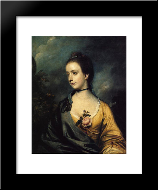 Miss Isabella Thorold 20x24 Black Modern Wood Framed Art Print Poster by Reynolds, Joshua