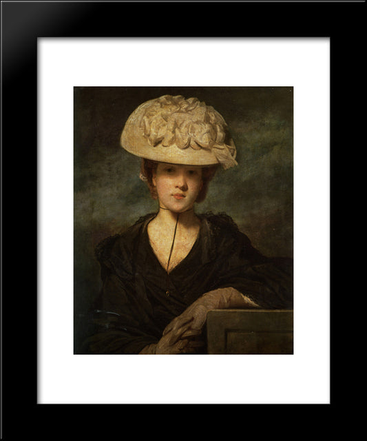 Miss Mary Hickey 20x24 Black Modern Wood Framed Art Print Poster by Reynolds, Joshua