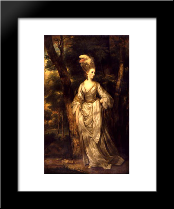 Mrs. Elizabeth Carnac 20x24 Black Modern Wood Framed Art Print Poster by Reynolds, Joshua