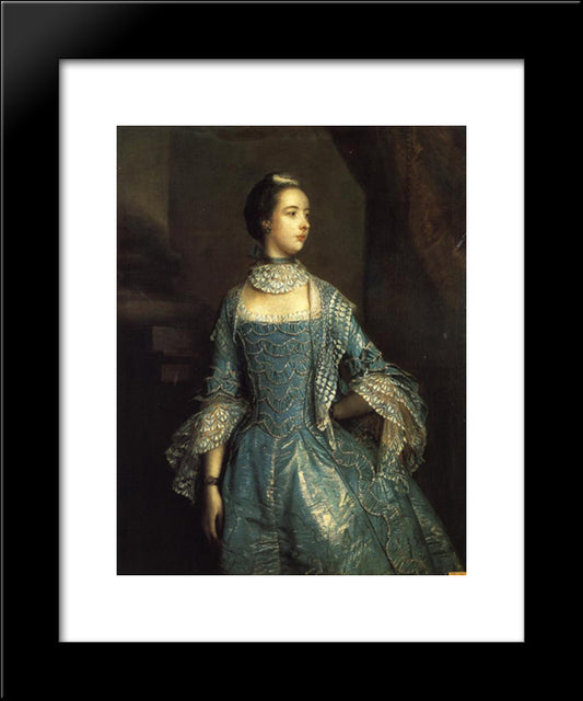 Mrs. Francis Beckford 20x24 Black Modern Wood Framed Art Print Poster by Reynolds, Joshua