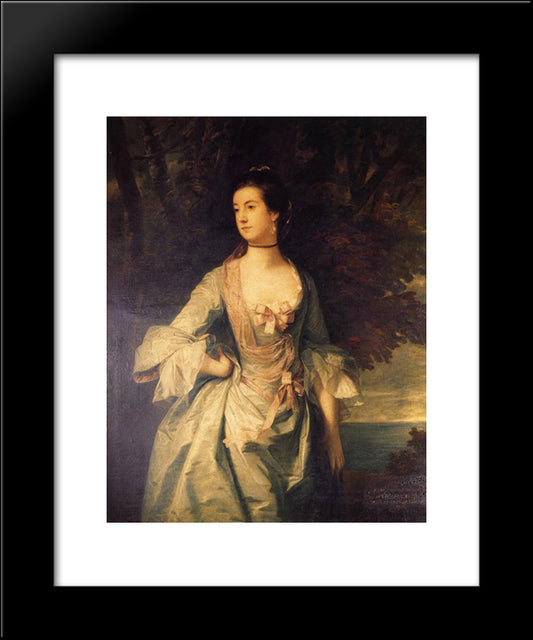 Mrs. Hugh Bonfoy 20x24 Black Modern Wood Framed Art Print Poster by Reynolds, Joshua