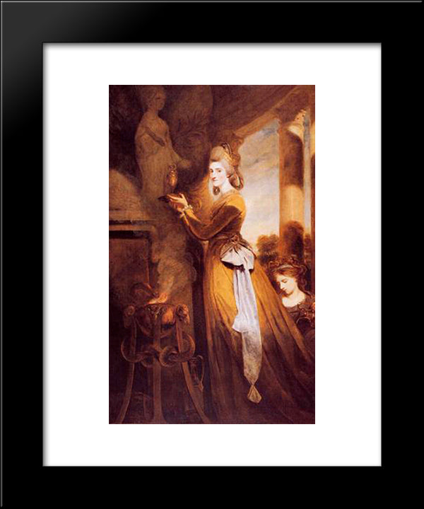 Mrs. Peter Beckford 20x24 Black Modern Wood Framed Art Print Poster by Reynolds, Joshua