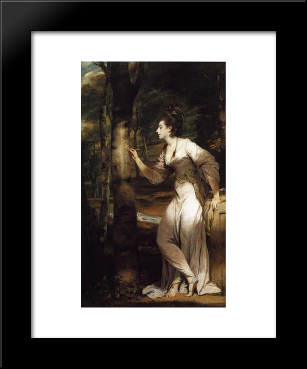 Mrs. Richard Bennett Lloyd 20x24 Black Modern Wood Framed Art Print Poster by Reynolds, Joshua