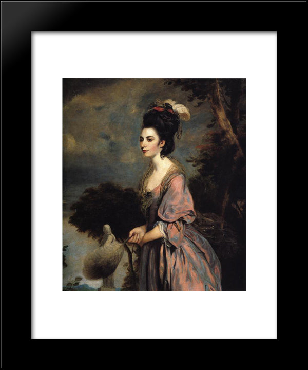 Mrs. Richard Crofts 20x24 Black Modern Wood Framed Art Print Poster by Reynolds, Joshua