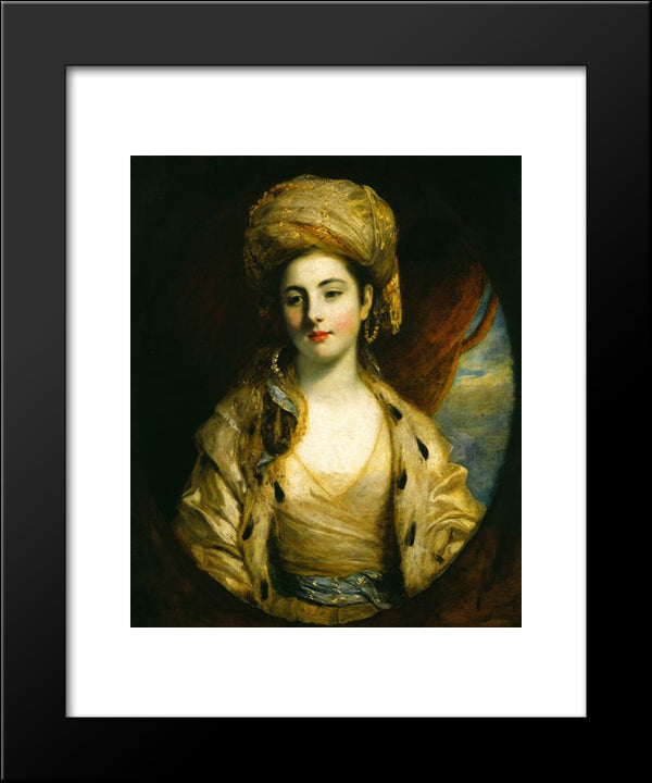 Mrs. Richard Paul Jodrell 20x24 Black Modern Wood Framed Art Print Poster by Reynolds, Joshua