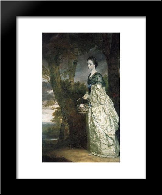 Mrs. Thomas Riddell 20x24 Black Modern Wood Framed Art Print Poster by Reynolds, Joshua