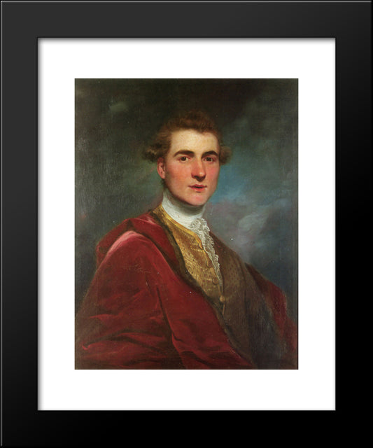 Portrait Of Charles Hamilton, 8Th Early Of Haddington 20x24 Black Modern Wood Framed Art Print Poster by Reynolds, Joshua