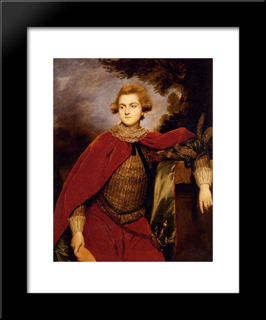 Portrait Of Lord Robert Spencer 20x24 Black Modern Wood Framed Art Print Poster by Reynolds, Joshua